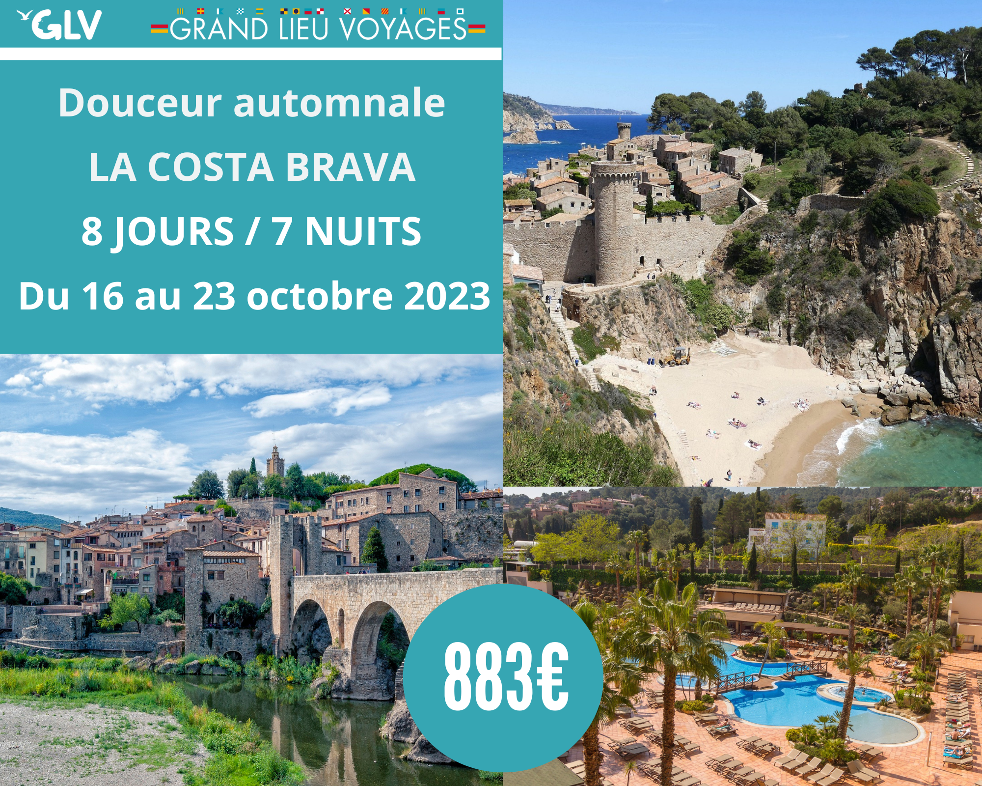 8J COSTA BRAVA du 16 au 23 octobre 2023