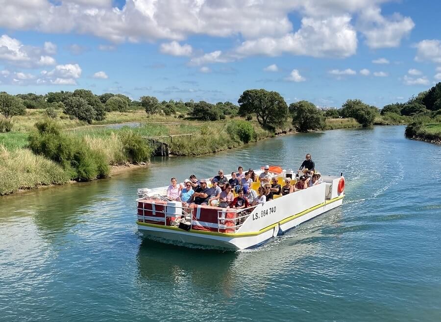 Balade en Bateau dans les Marais Sables d'olonne paysage - tiny